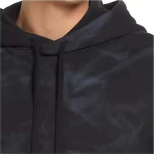 Premium Quality Unique design Solid Black <b>Grey</b> Color Hoodie For <b>Men</b> Winter Oversized Long Sleeves 100% Cotton Hoodie For Unisex - Product Image 5