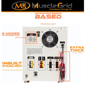 อินเวอร์เตอร์พลังงานแสงอาทิตย์ MuscleGrid SOLAR LEGEND 4.2KVA 48V MPPT 3KW-8KW แบบออฟกริด ความถี่ต่ำ สำหรับระบบโซลาร์เซลล์ออฟกริด 24Vdc - Product Image 2