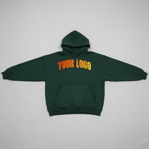 Sudadera con Capucha de Moda para Hombre, Talla Grande, Informal, de Invierno, 100% Algodón, Gruesa, Bordada y Personalizada - Product Image 1