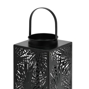 Wholesale 2026 Durable <b>Black</b> Metal Moroccan Candle Holder <b>Lanterns</b> for Home Decoration Christmas Tabletop Decorations - Product Image 3