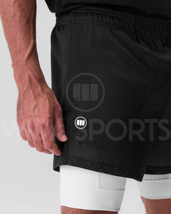 <b>Men</b> Sports Training <b>Shorts</b> 2-in-1 Running <b>Shorts</b> with <b>Compression</b> Layer Quick Dry Lightweight Activewear - Product Image 4