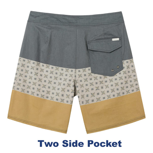 กางเกงขาสั้นชายหาดพิมพ์ลายสีสันสดใส กันน้ำ สำหรับผู้ชาย ออกแบบเองได้ เหมาะสำหรับการเดินทางและกิจกรรมทางน้ำ - Product Image 2