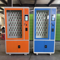 Armoire de gestion de clés intelligente RFID à reconnaissance faciale avec contrôle à distance mobile et enregistrement des accès pour le stockage de clés de bureau et de propriété