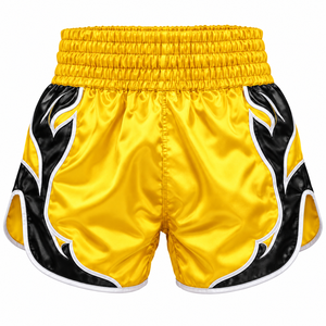 Pantalones Cortos Deportivos Personalizados para Hombre, de Nailon y Poliéster, para Gimnasio, Running, Artes Marciales, Boxeo, Muay Thai, con Logotipo Personalizado, Transpirables, OEM - Product Image 2