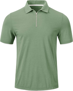 Ensemble Polo et Short Minimaliste Homme avec Col Zippé Respirant Survêtement Athlétique Décontracté Tenue de Sport Estivale 2026 - Product Image 3