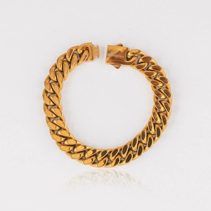 Bracelet enveloppant de luxe en moissanite plaqué rhodium pour hommes et femmes, bijoux hip-hop, chaîne épaisse, accessoire de mode pour fêtes et streetwear - Product Image 1