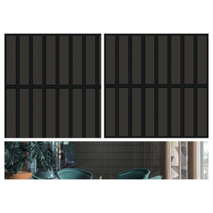 Carreaux muraux décoratifs en porcelaine de luxe 300x300, texturés et émaillés, pour la rénovation décorative des halls d'immeubles de bureaux et des intérieurs commerciaux. - Product Image 1