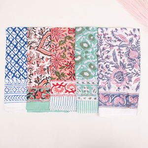 Premium Quality Block Printed Colorful Eco Friendly Bandana <b>Square</b> <b>Scarf</b> Multi-Use Fashion Wristband - Product Image 3