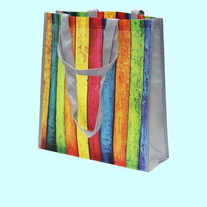 Bolsa de Compras Reutilizable con Logotipo Personalizado, Laminada en Polipropileno, Ecológica, No Tejida, de RPET y PP Tejido, con Embalaje Ecológico - Product Image 6