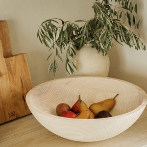 Handcrafted White Wash MDF Bowl for Fruits - Wholesale from India - Product Image 3