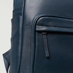 Sac à dos en cuir véritable personnalisé pour hommes et femmes, ordinateur portable, école, bureau, voyage, imperméable, grande capacité, mode, décontracté, OEM - Product Image 6