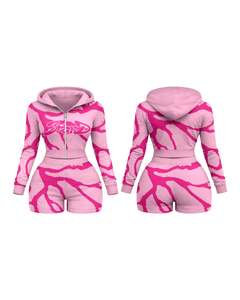 Ensemble de vêtements de sport sans couture pour femmes, grande taille, couleur unie, pour la gym, le fitness, l'entraînement et le yoga, 100% coton - Product Image 5