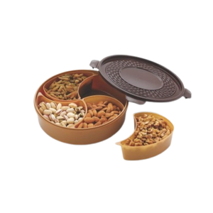 Tarro de Almacenamiento Metálico Crema Estilo Vintage Parisino, Bote de Cocina Shabby Chic con Pomo Dorado, Pequeña Caja Decorativa Cilíndrica de Hojalata - Product Image 2