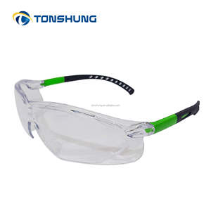 ANSI Z87+ Certified frameless with flexible tips industrial safety glasses for heavy machinery operations - Product Image 1