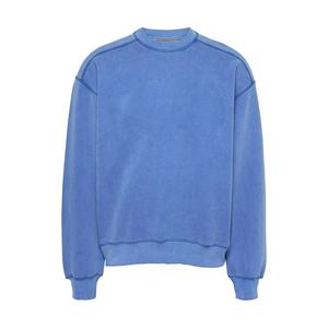 Lavado con ácido OEM Venta al por mayor Peso pesado en blanco 100% Algodón Logotipo personalizado Cuello redondo Sudadera de gran tamaño para hombres Fleece de azufre - Product Image 5