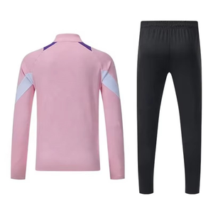 Nuevo Chándal Deportivo Personalizado Transpirable para Hombre, Talla Grande, para Entrenamiento, Gimnasio, Fútbol, Color Morado y Amarillo, 100% Poliéster - Product Image 4