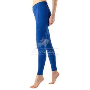 Pantalons d'équitation personnalisés pour femmes OEM avec logo, leggings d'équitation extensibles à taille haute pleine longueur pour l'entraînement quotidien - Product Image 2