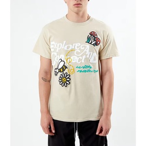 Camiseta de Diseño Único 100% Algodón para Hombre, Estilo Personalizado, Poliéster, Color Sólido, Lisa, de Secado Rápido, Tela de la Mejor Calidad - Product Image 1