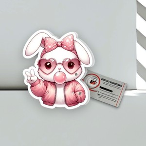 Placas Magnéticas Acrílicas Personalizables para Pestañas con Logotipo, Diseño de Conejito Rosa, Corazón, Gafas, Lazo, Herramientas para Extensión de Pestañas - Product Image 3