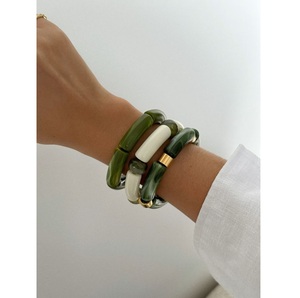Premium Handmade Resin <b>Bracelet</b> with Exclusive Decorative Design Elegant Jewelry for Retail and Online Sales - Product Image 1