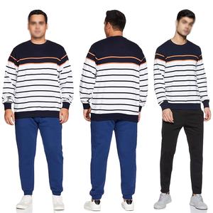 Profesional 2024 de alta calidad con impresión de logotipo personalizado para hombre, sudadera de manga larga de Color blanco liso para hombre, mezcla de algodón - Product Image 5