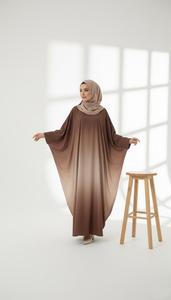 Ropa Islámica de Lujo, Abaya Larga Transpirable de Crepé Jazz, Conjunto de Túnica Maxi para Mujer, Bordado con Piedras/Cuentas para Oración - Product Image 4