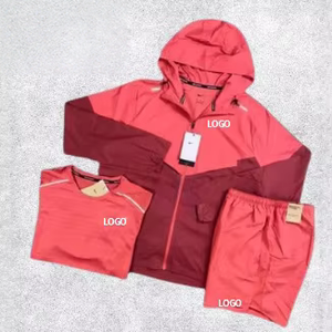 2026 High Quality Custom Multi-Color Design <b>Wind</b> <b>Breaker</b> Hoodie Jacket Lightweight Breathable Waterproof 3 Piece Tracksuit - Product Image 6