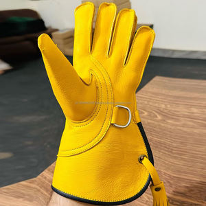 Venta al por mayor Personalizar calidad superior Falconry Hawking doble cuero suave Guante de cuero de doble capa - Product Image 1