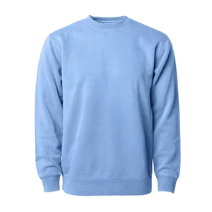 Sweat-shirt en molleton à col rond pour homme, vente en gros, uni, logo personnalisé, entièrement personnalisable, mélange de coton respirant - Product Image 2