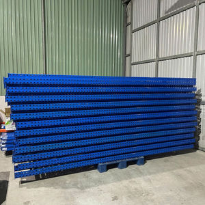 Estantería de paleta selectiva vertical de acero resistente para almacenamiento en almacén con espaciador de fila y estructura de viga ajustable - Product Image 1