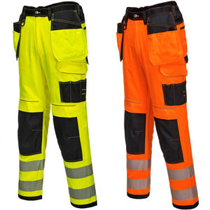 Enhanced Visibility Men's Workwear <b>Pants</b> Anti-Static <b>Thermal</b> Safety Trousers for Rain Outdoor Activities - Product Image 3