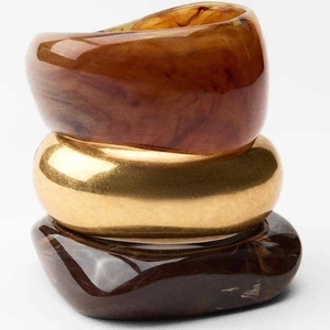 กำไลข้อมือเรซิ่นทำมือสำหรับผู้หญิง เครื่องประดับแฟชั่น ขายส่ง - Product Image 6
