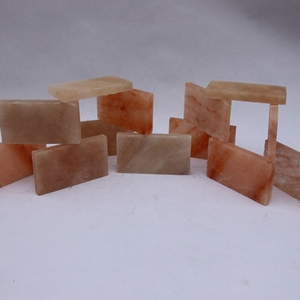 Natural Himalayan Pink Salt <b>Bricks</b> Tiles Handcrafted Polished <b>Decorative</b> <b>Wall</b>/Floor Carving | MINERALS ROUTE Brand 200 Pcs MOQ | - Product Image 6