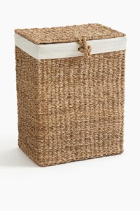 Seagrass <b>basket</b> divided into 2 compartments Handmade <b>Storage</b> <b>Basket</b> Wholesale eco-friendly Made in Vietnam - Product Image 5