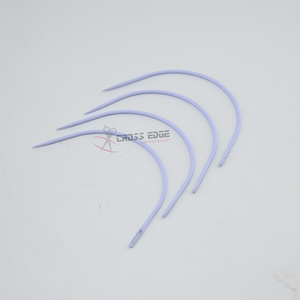 Agujas Curvas Profesionales para Extensiones de Cabello, Tipo C, Agujas de Coser para Pelucas, Herramientas para Tejer con Hilo, Acero Inoxidable - Product Image 1