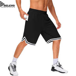 Pantalones Cortos Deportivos Holgados para Hombre, Pantalones Cortos Ligeros de Malla para Entrenamiento y Running con Bolsillos Laterales, Pantalones Cortos Deportivos de Malla para Gimnasio - Product Image 2