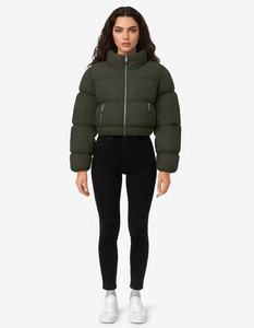 Nouvelle arrivée, veste matelassée en duvet personnalisée, veste chaude d'hiver, vente en gros, veste matelassée grande taille pour hommes - Product Image 2