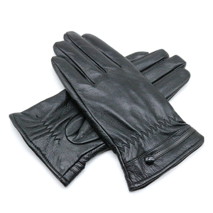 Guantes de Invierno para Hombre y Mujer, de Cuero PU, Cálidos, Térmicos, con Forro, para Conducir, con Pantalla Táctil - Product Image 4