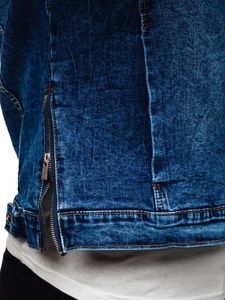 Chaquetas vaqueras de alta calidad para hombre, diseño clásico, ropa de calle informal para exteriores, Chaquetas vaqueras de moda - Product Image 5
