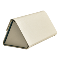 Étui à lunettes magnétique pliable triangulaire personnalisé avec votre logo, organiseur de lunettes de soleil, rangement pour lunettes