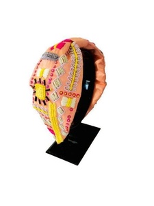 New Stylish <b>Black</b> Multicolor Knot Hairband Fashion Butterfly Embroidered <b>Headband</b> for Women and Girls Festivals and Boutique - Product Image 2