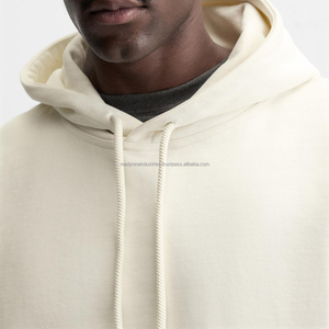 Hot New Heavyweight Oversize Pullover Hoodie para hombres Logotipo personalizado de alta calidad 100% algodón con capucha - Product Image 3