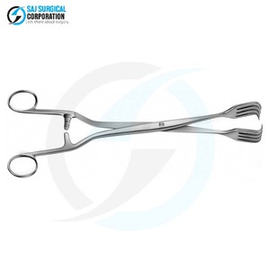 Pinzas Tenaculum Pratt Manuales de Acero Inoxidable de Grado Médico, Instrumento de Clase II con Certificación CE para Manipulación Cervical Precisa - Product Image 5