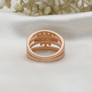 Wholesale Blue Enamel <b>Evil</b> <b>Eye</b> Lucky Protection <b>Rings</b> Fashion Stackable Gold Plated 925 Sterling Silver Gift <b>Rings</b> - Product Image 4