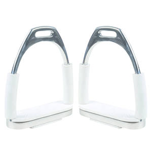 Estribos Flexibles para Caballo, Duraderos, Ligeros y Cómodos, de Acero Inoxidable, para Entrenamiento y Equitación - SHER SONS SPORTS - Product Image 1
