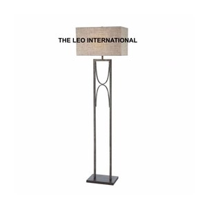 Arts Black Modern Led Tripod <b>Floor</b> Lamp for Bedside Other Home Decor Classic Round Fabric <b>Sofa</b> for Living Room - Product Image 4