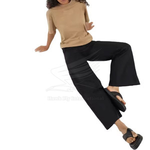 T-shirt en toile de coton pour femme de haute qualité, léger, respirant, décontracté, manches courtes, tendance, tenue quotidienne estivale - Product Image 3