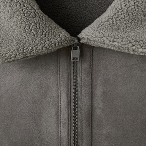 Chaqueta Acolchada de Alta Calidad para Hombre, Personalizable, con Forro de Sherpa, Abrigo de Invierno, Venta al Por Mayor, Ropa Casual Unisex para Exteriores, Cálida - Product Image 4