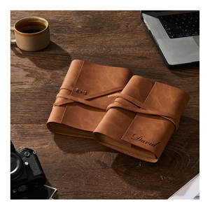 Funda Protectora de Cuero Personalizada para Cuaderno A5, Resistente a Olores, Recargable, Modelo LNBC-0099 - Product Image 1