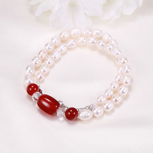 Collar de Perlas de Agua Dulce de 4-4.5mm de Zhuji al por Mayor para Mujer, Cadena de Clavícula con Hebilla de Oro de 18K, Collar de Perlas Pequeñas de Moda - Product Image 4